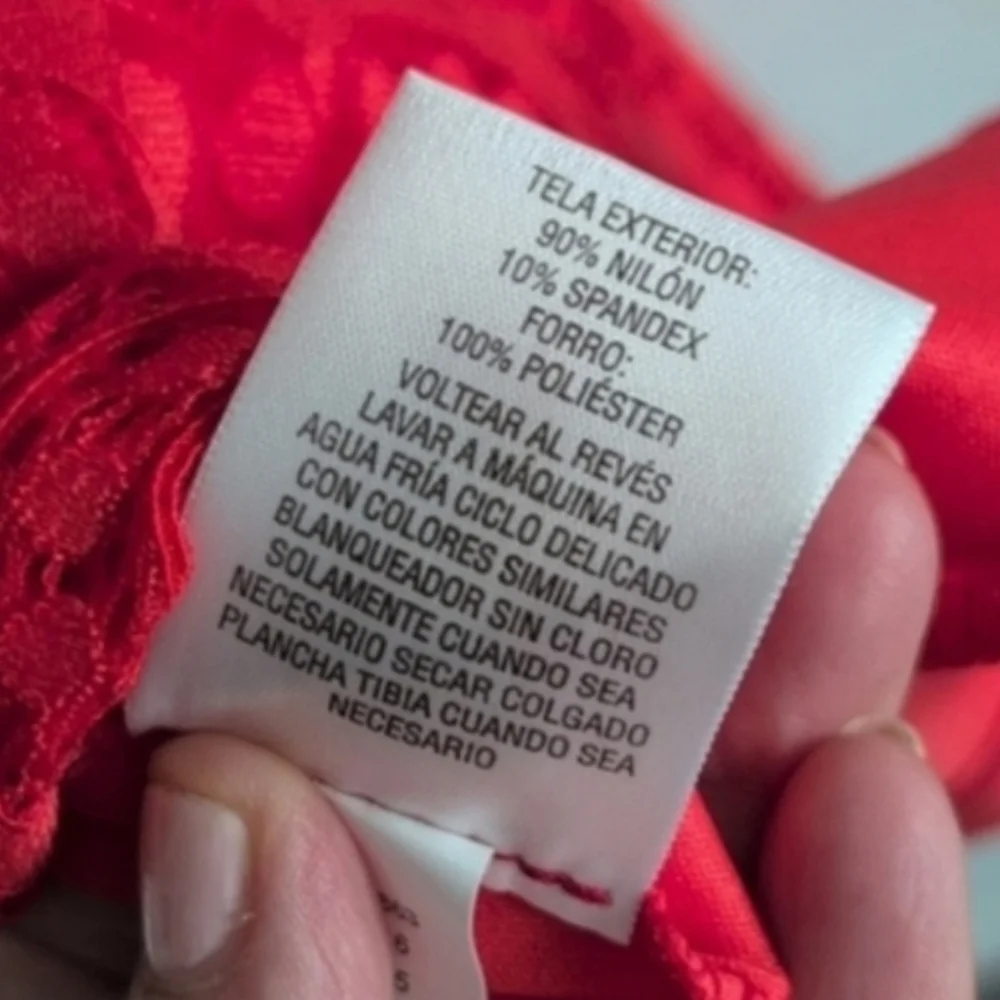 Spring Dress Red lace dress cocktail Dressy elegant Thalia SodiRed lace dress  S - Picture 9 of 15